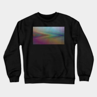 Rainbow wave Crewneck Sweatshirt